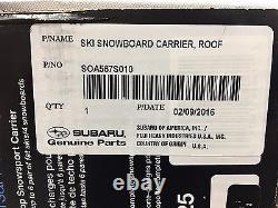 2010-2024 Subaru Ski & Snowboard Rack KIT WRX STi SOA567S011 Genuine TUHLE OEM