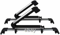 2Pcs Fit for Mazda CX30 CX-30 2020-2022 Ski Snowboard Roof Mounted Carrier Rack