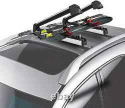 2Pcs Fits for 2018-2022 Audi Q5 Lockable Ski Rack Snowboard Roof Racks Holder