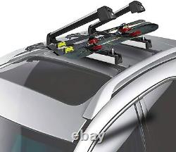 2Pcs Fits for Audi Q3 2019-2022 Lockable Ski Rack Snowboard Roof Racks Holder