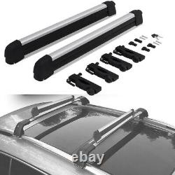 2Pcs Fits for Buick Envision 2021-2023 Ski Snowboard Roof Mounted Carrier Racks