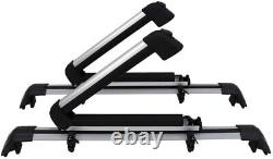 2Pcs Fits for Mazda CX-5 CX5 2017-2021 Ski Snowboard Roof Mounted Carrier Rack