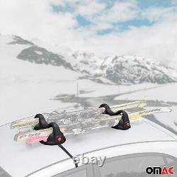 2 Pcs Magnetic Ski Racks Roof Mount Carrier Black For Subaru Forester 2014-2023