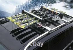 4Pcs Fit for Cherokee 2014-2020 Ski Snowboard Roof Top Mounted Carrier Rack