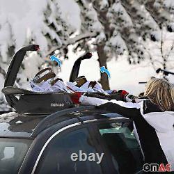 For Volvo XC60 2009-2023 Magnetic Ski Roof Rack Carrier Snowboard Holder 2 Pcs