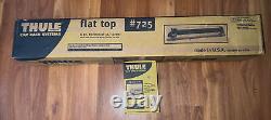 Thule Flat Top Rack 725 Roof Rack Skis & Lift For Snowboards with Locks & Key