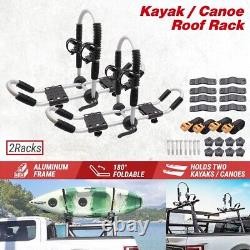 Universal Canoe / Kayak Foldable Roof Rack, Ski Surf Snow Board Carrier